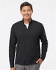 Men's 3-Stripes Quarter-Zip Pullover Sweater