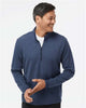 Men's 3-Stripes Quarter-Zip Pullover Sweater