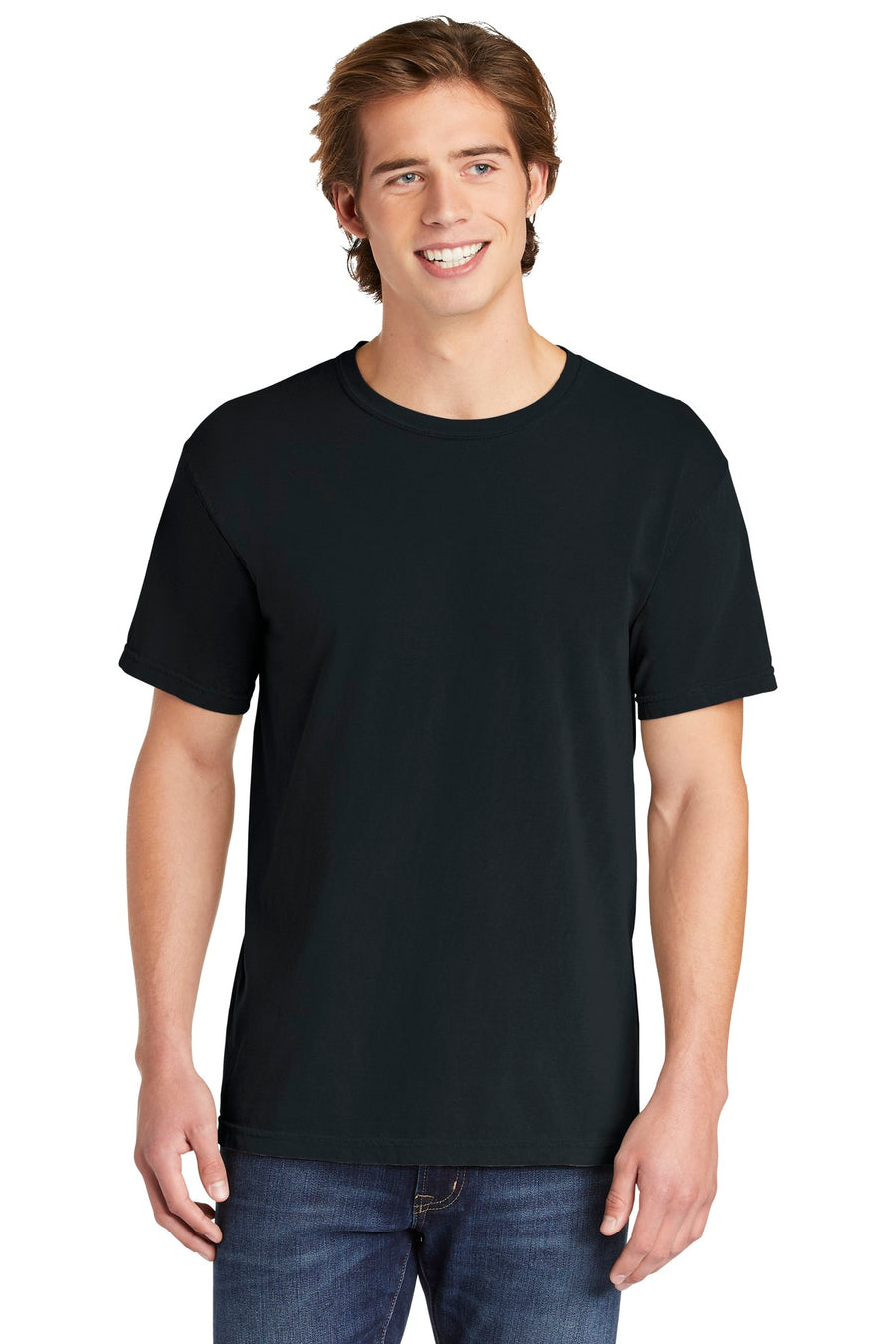 COMFORT COLORS  ®  Heavyweight Ring Spun Tee. 1717 - Black