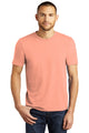 District ® Perfect Tri ® Tee. DM130 - Heathered Dusty Peach