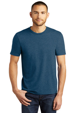 District ® Perfect Tri ® Tee. DM130 - Heathered Neptune Blue