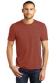 District ® Perfect Tri ® Tee. DM130 - Heathered Russet