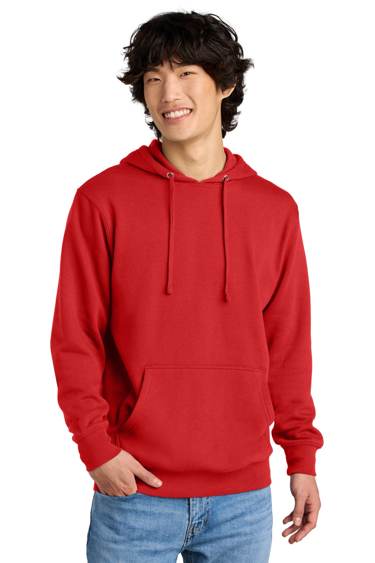 District ® V.I.T. ™ Fleece Hoodie DT6100 - Fiery Red