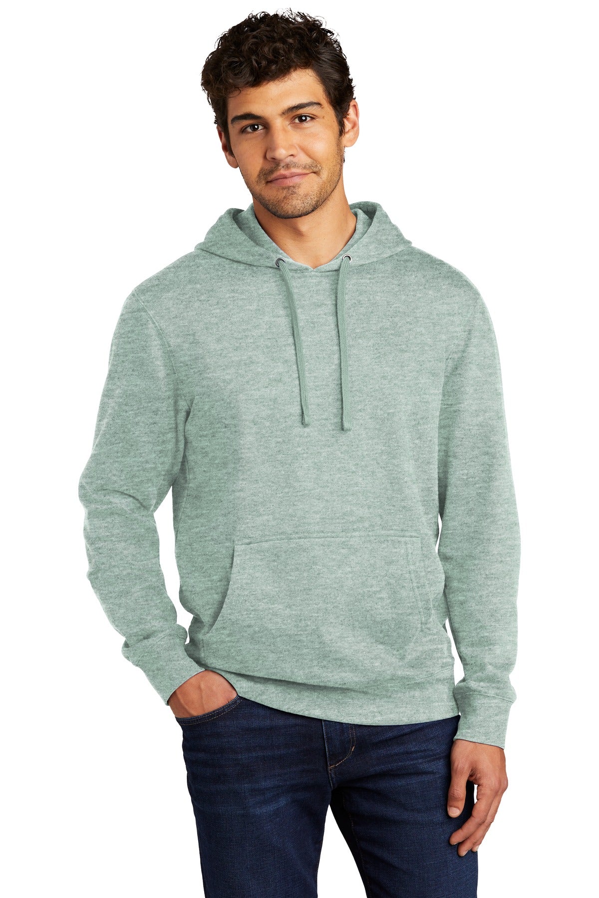 District ® V.I.T. ™ Fleece Hoodie DT6100 - Heathered Dusty Sage