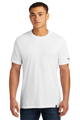 New Era ® Heritage Blend Crew Tee. NEA100 - White