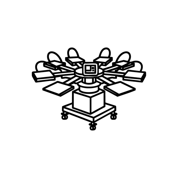 screen printing machine icon