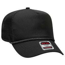 OTTO CAP 5 Panel Mid Profile Mesh Back Trucker Hat