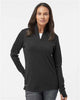 Women's 3-Stripes Quarter-Zip Pullover Sweater