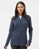 Women's 3-Stripes Quarter-Zip Pullover Sweater