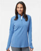 Women's 3-Stripes Quarter-Zip Pullover Sweater
