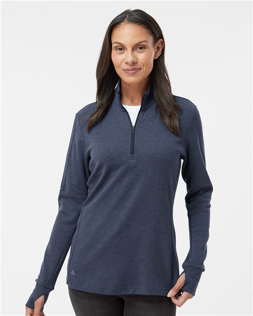 Women's 3-Stripes Quarter-Zip Pullover Sweater