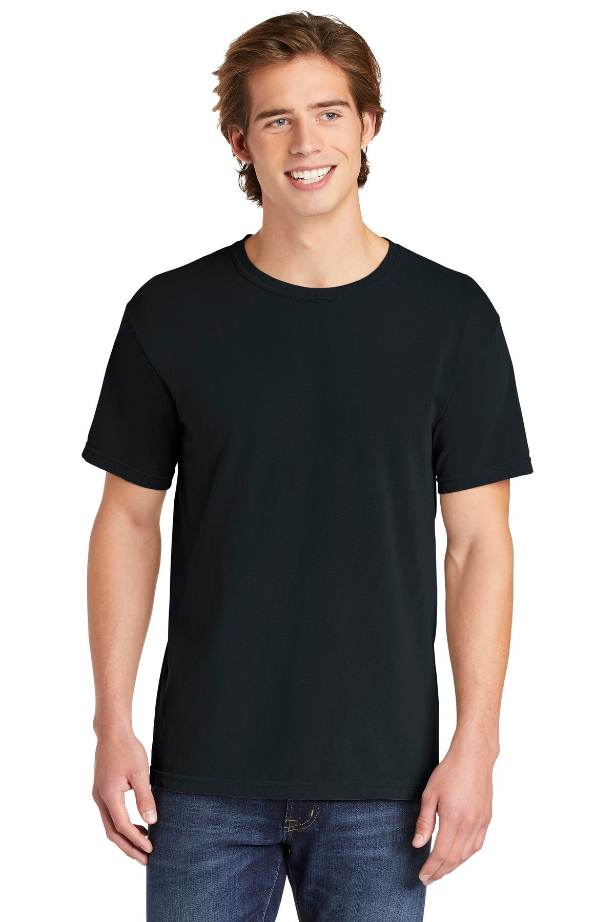 COMFORT COLORS  ®  Heavyweight Ring Spun Tee. 1717 - Black