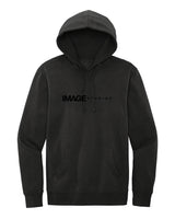 IMAGE Fleece Hooded Black Logo