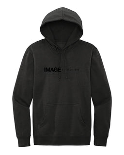 IMAGE Fleece Hooded Black Logo