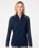 Women's Stripe Block Quarter-Zip Pullover