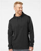 Men's Textured Mixed Media Hooded Sweatshirt