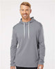 Men's Textured Mixed Media Hooded Sweatshirt