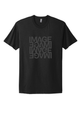 Black IMAGE T-shirt (Black Reflected Logo)