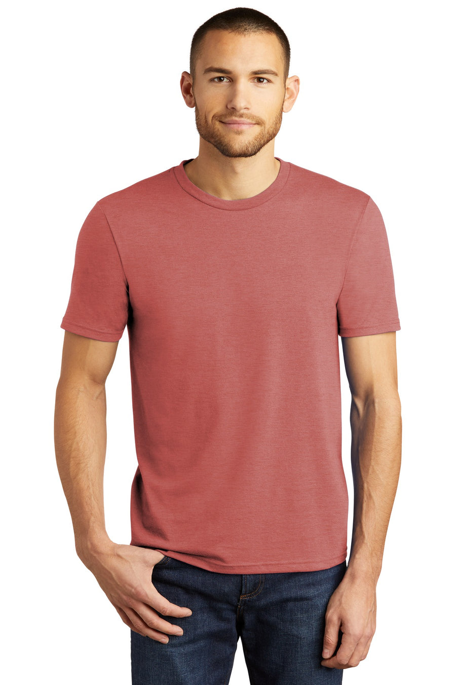District  ®  Perfect Tri ® Tee. DM130 - Blush Frost