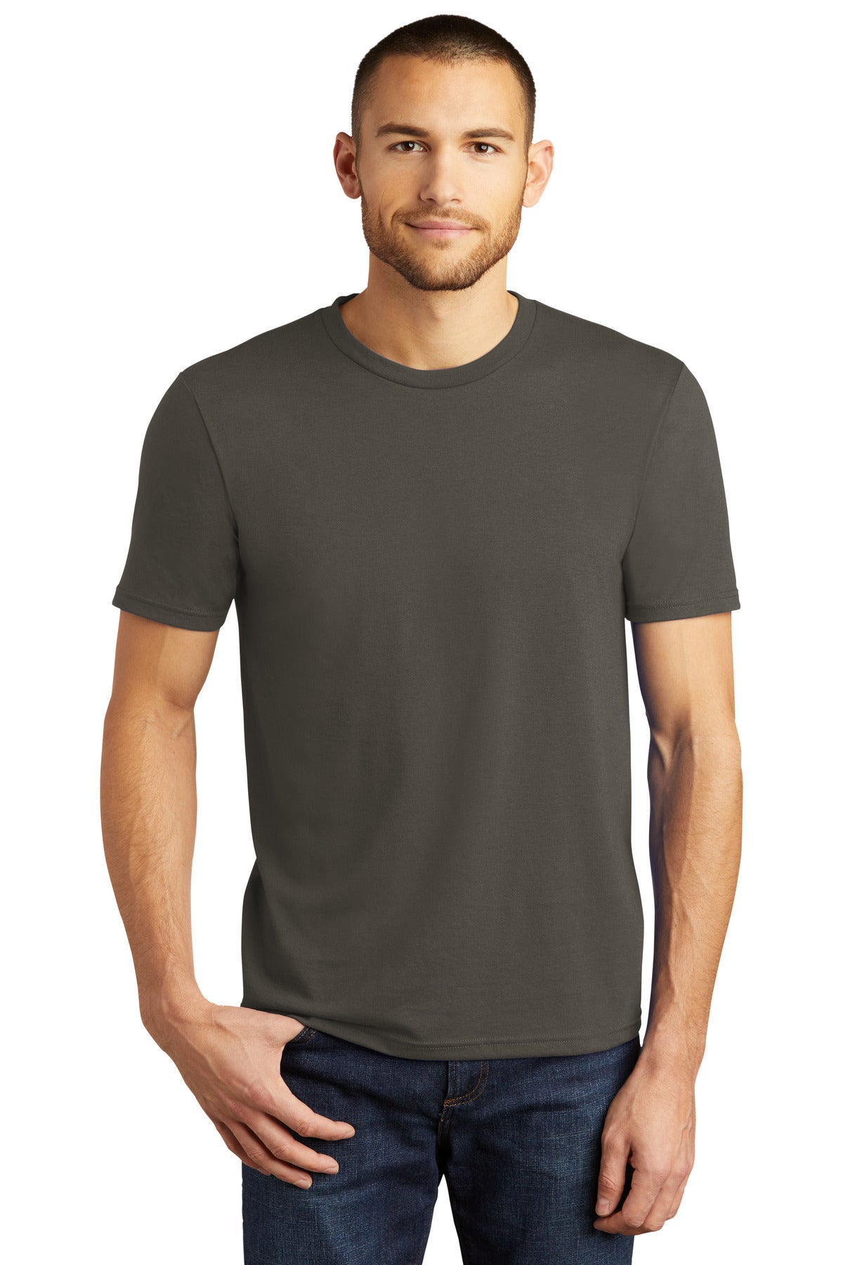 District  ®  Perfect Tri ® Tee. DM130 - Deepest Grey