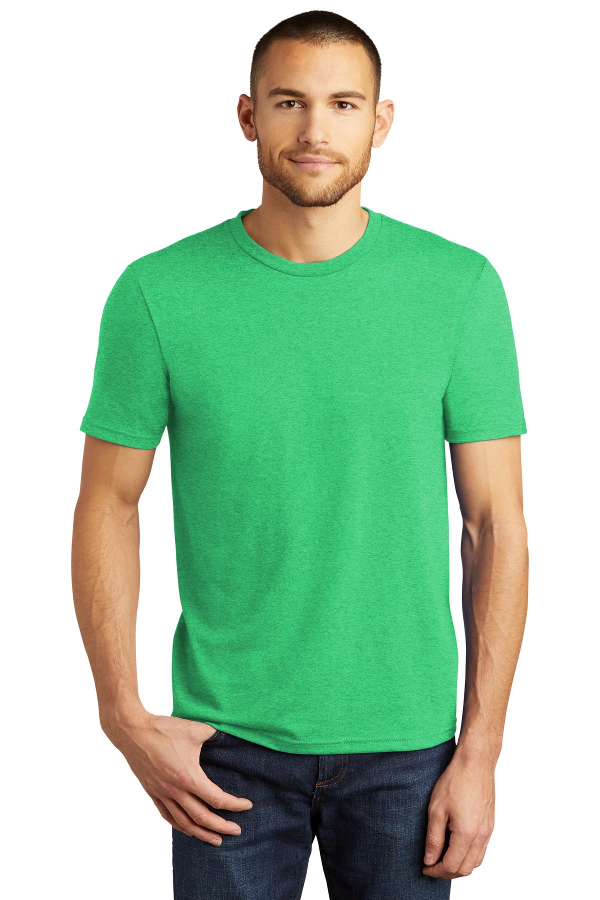 District  ®  Perfect Tri ® Tee. DM130 - Green Frost