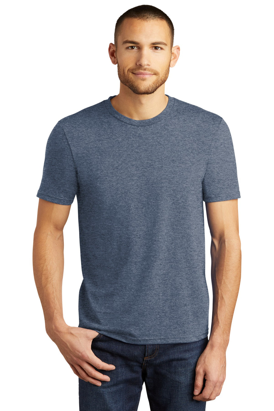 District  ®  Perfect Tri ® Tee. DM130 - Navy Frost