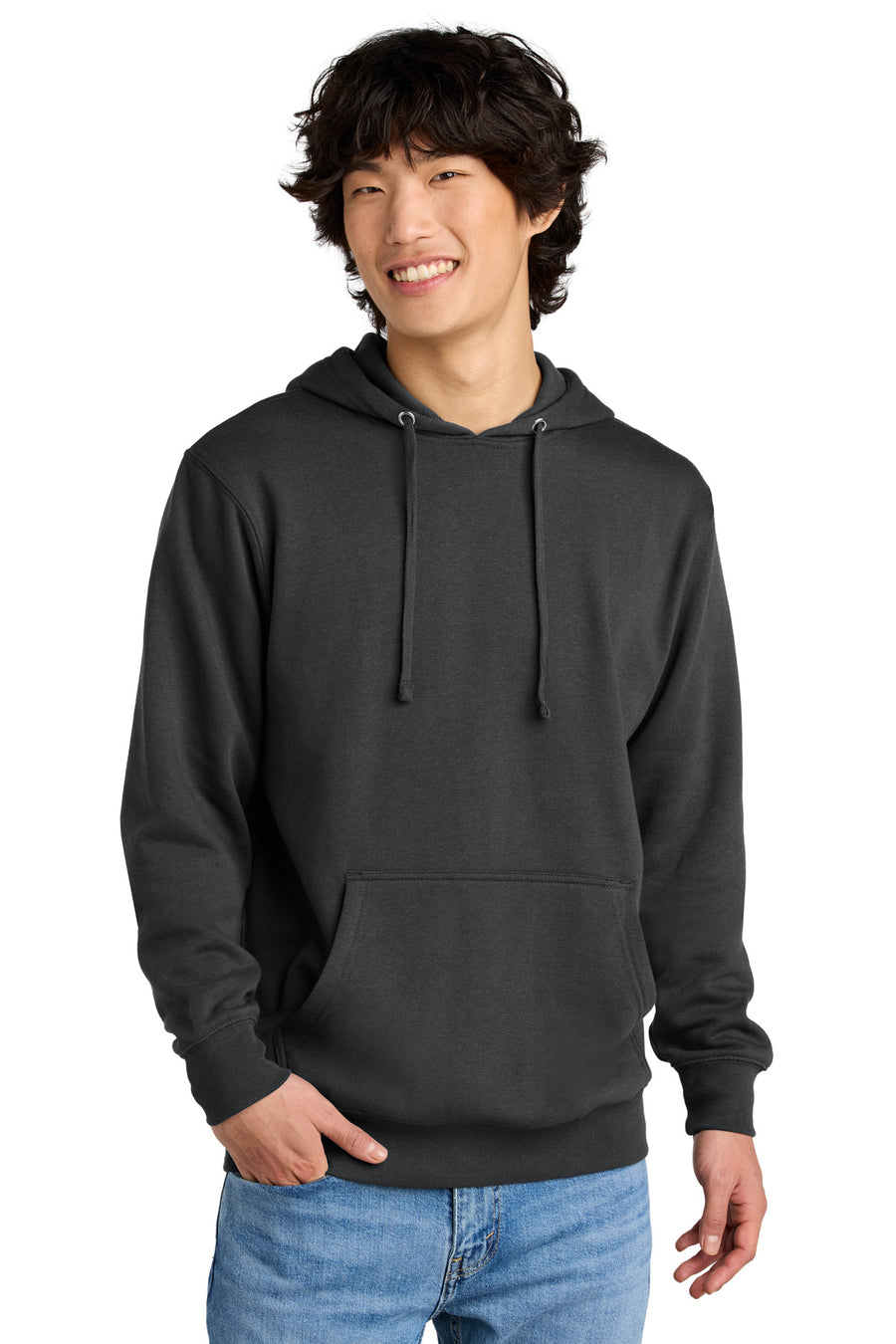 District ®  V.I.T. ™ Fleece Hoodie DT6100 - Charcoal
