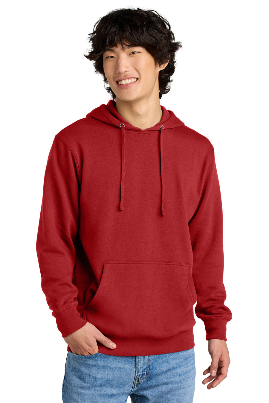 District ®  V.I.T. ™ Fleece Hoodie DT6100 - Classic Red