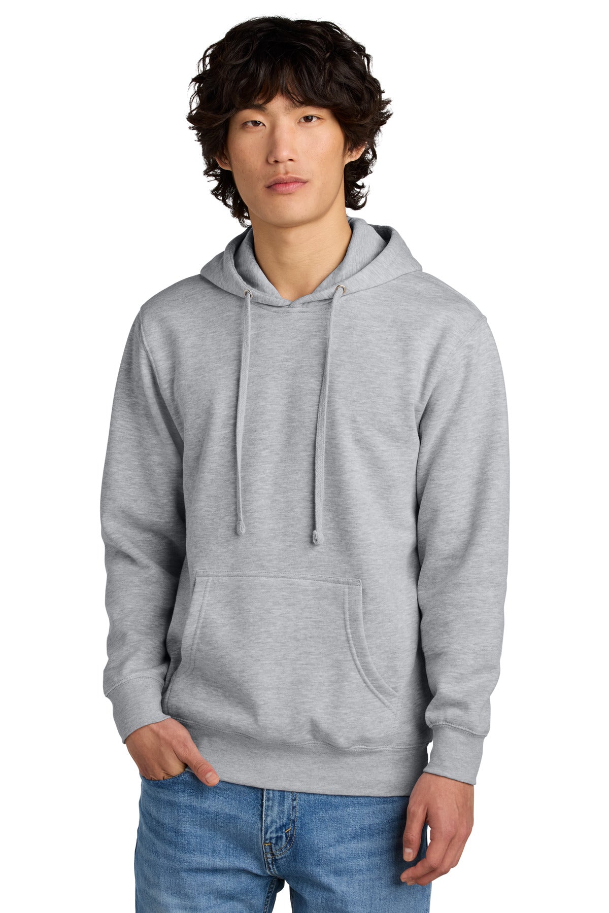 District ®  V.I.T. ™ Fleece Hoodie DT6100 - Light Heather Grey