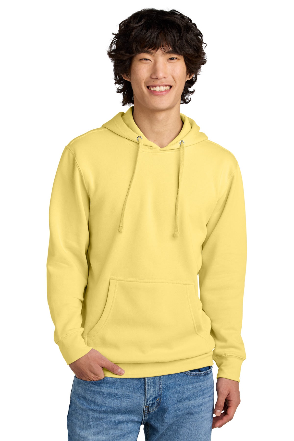 District ®  V.I.T. ™ Fleece Hoodie DT6100 - Light Yellow