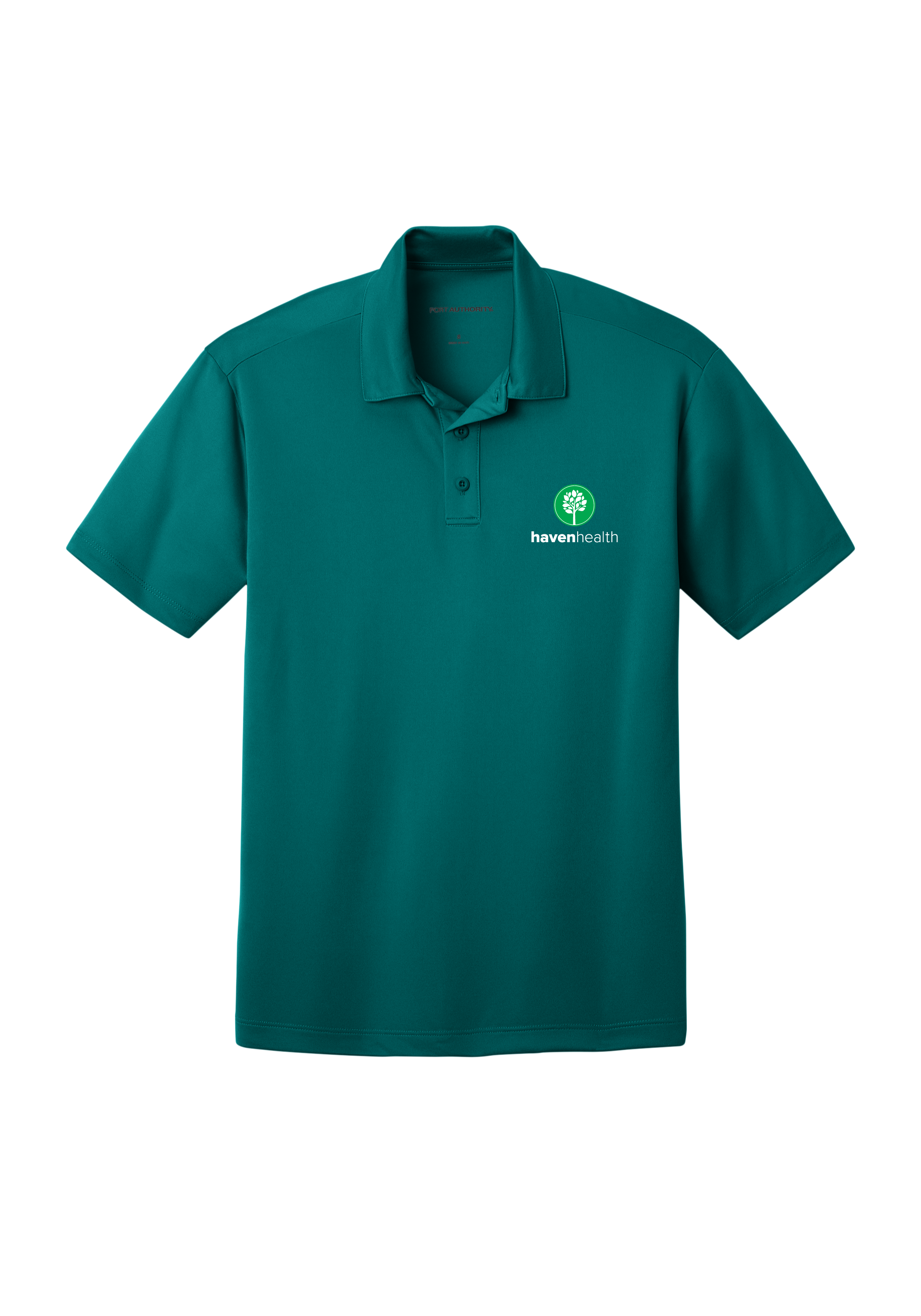 HAVEN HEALTH - Port Authority® Men's Silk Touch™ Performance Polo (TEAL GREEN)