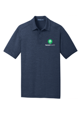 HAVEN HEALTH - Port Authority® Men's Digi Heather Performance Polo (DRESS BLUE NAVY)