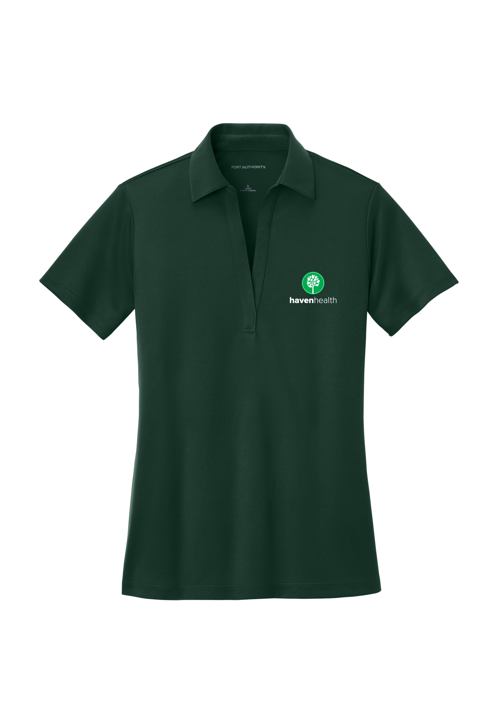 HAVEN HEALTH - Port Authority® Women's Silk Touch™ Performance Polo (DARK GREEN) L540
