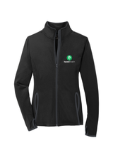HAVEN HEALTH - Sport-Tek® Women's Sport-Wick® Stretch Contrast Full-Zip Jacket (BLACK / CHARCOAL GREY)
