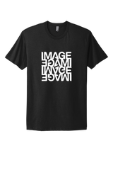 Black IMAGE T-Shirt (White Reflected Logo)
