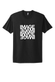 Black IMAGE T-Shirt (White Reflected Logo)