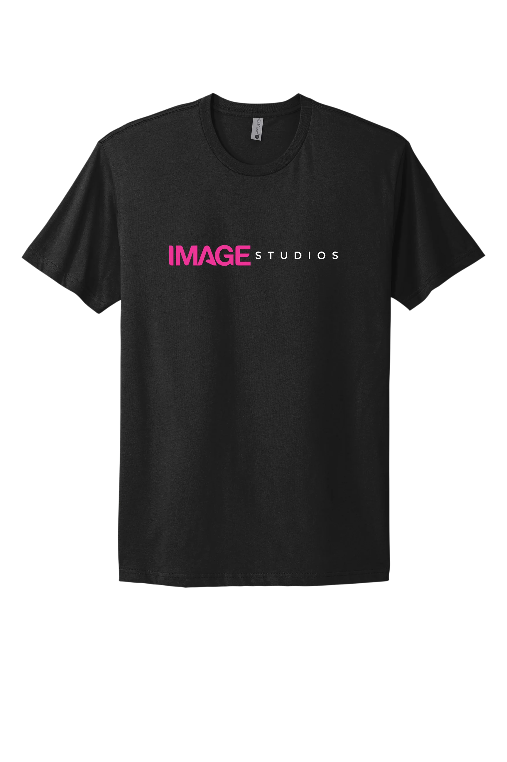IMAGE T-shirt (Black/Pink Logo)