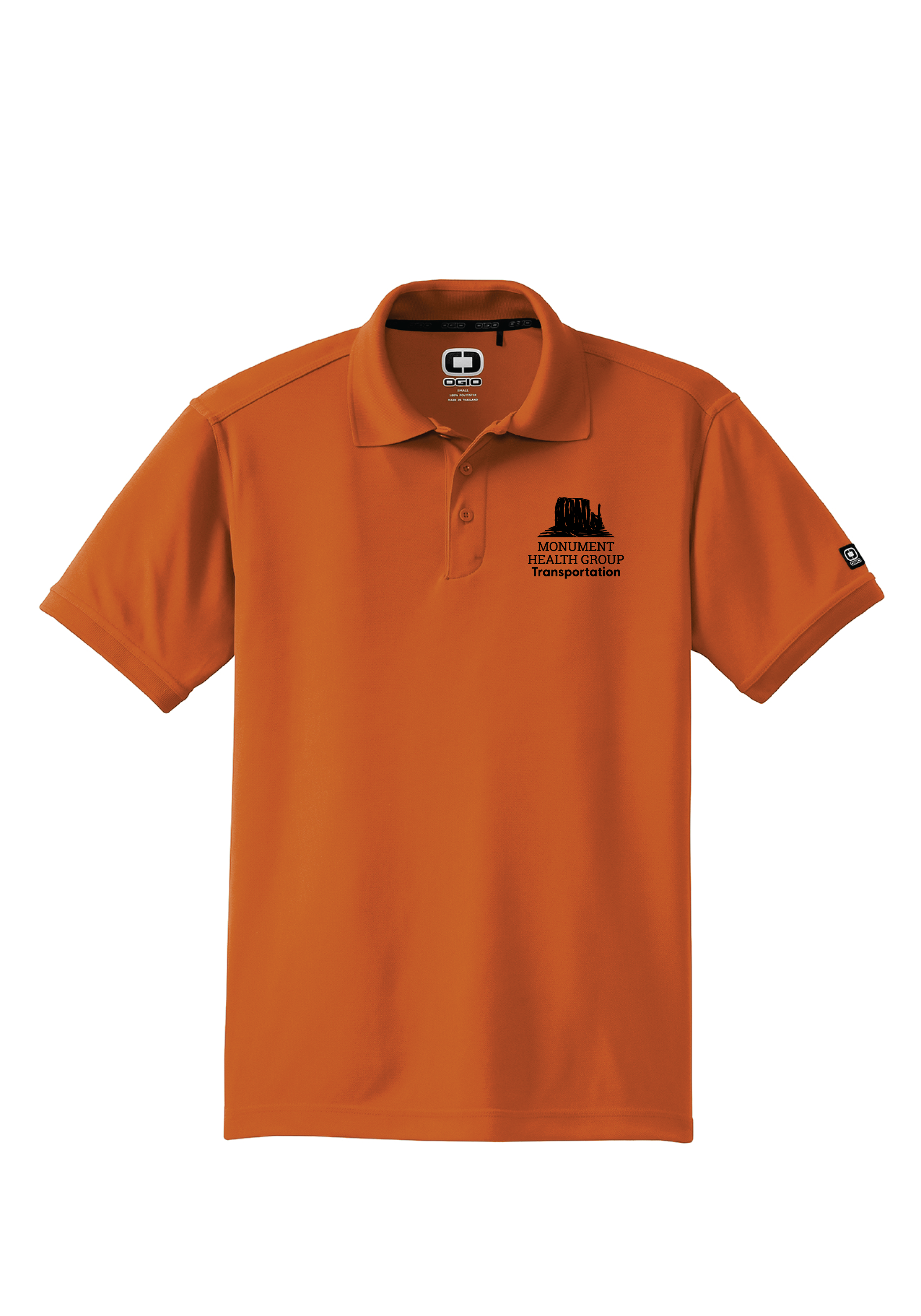 MONUMENT HEALTH TRANSPORTATION - OGIO® - Caliber2.0 Polo (Flare Orange)