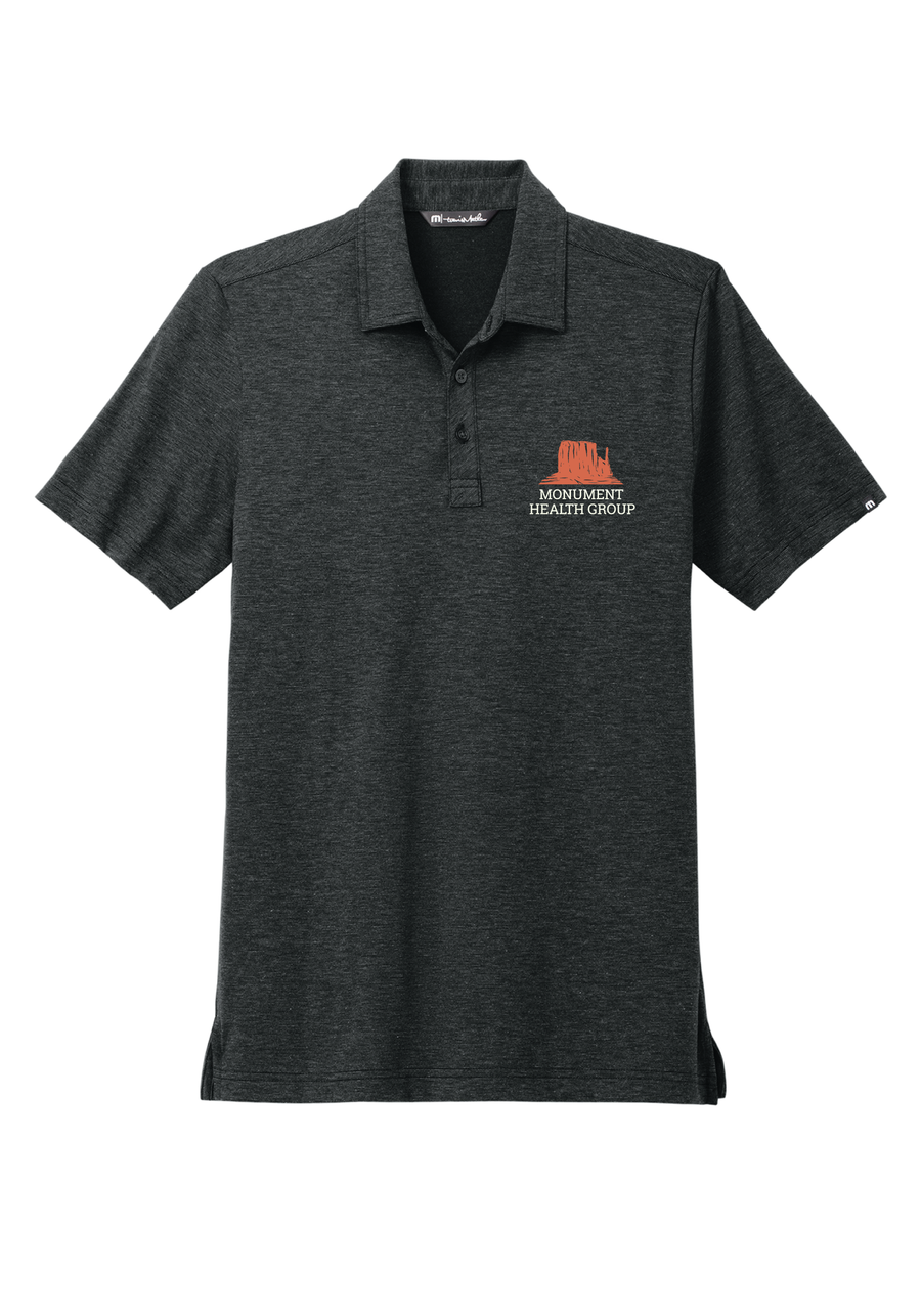 MONUMENT HEALTH - TravisMathew Mens's Sunnyvale Polo (BLACK HEATHER)