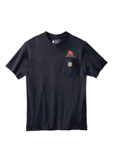 MONUMENT HEALTH - Carhartt ® Workwear Pocket Short Sleeve T-Shirt (Navy) CTK87