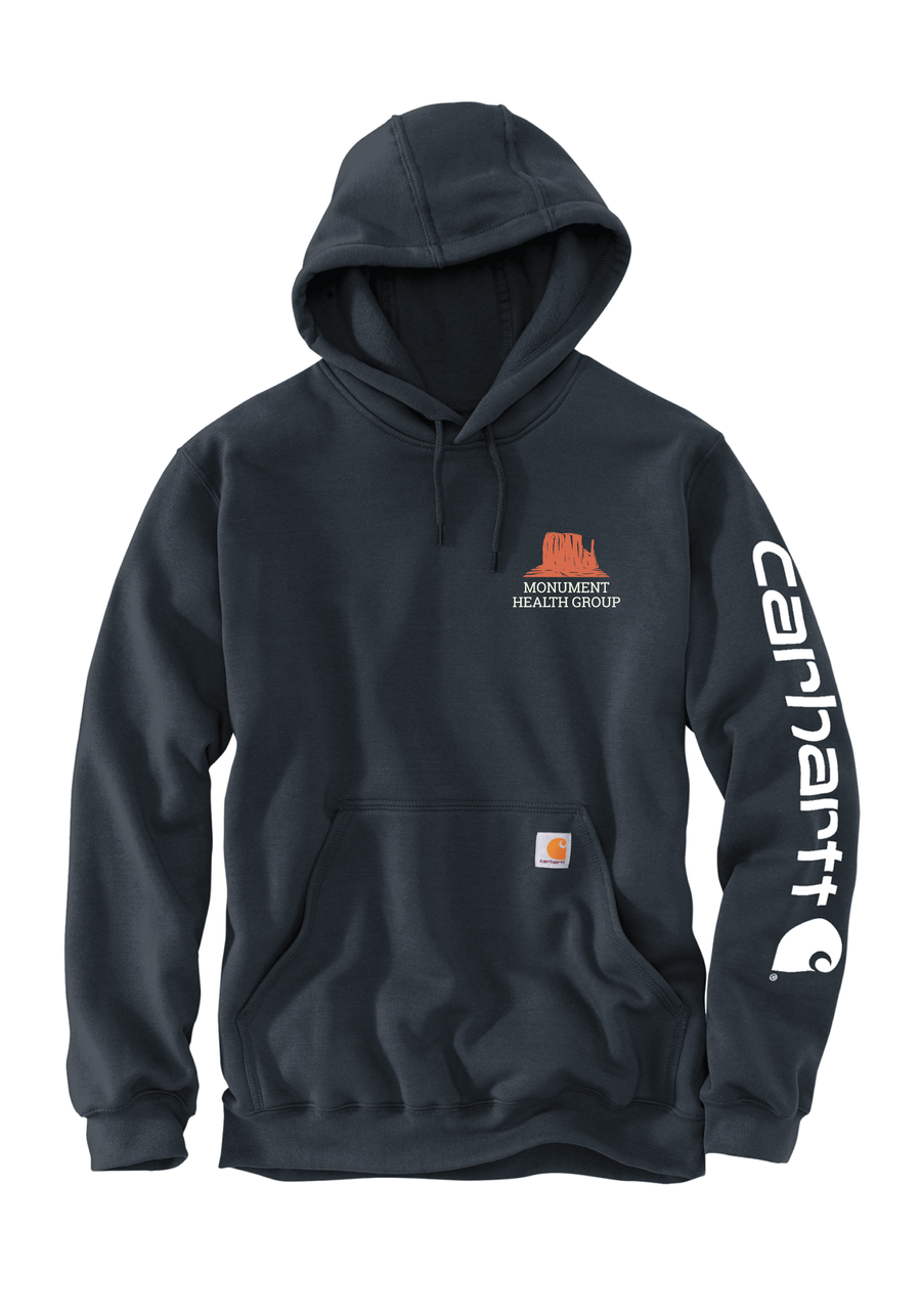 MONUMENT HEALTH - Carhartt® Midweight Hooded Logo (New Navy)