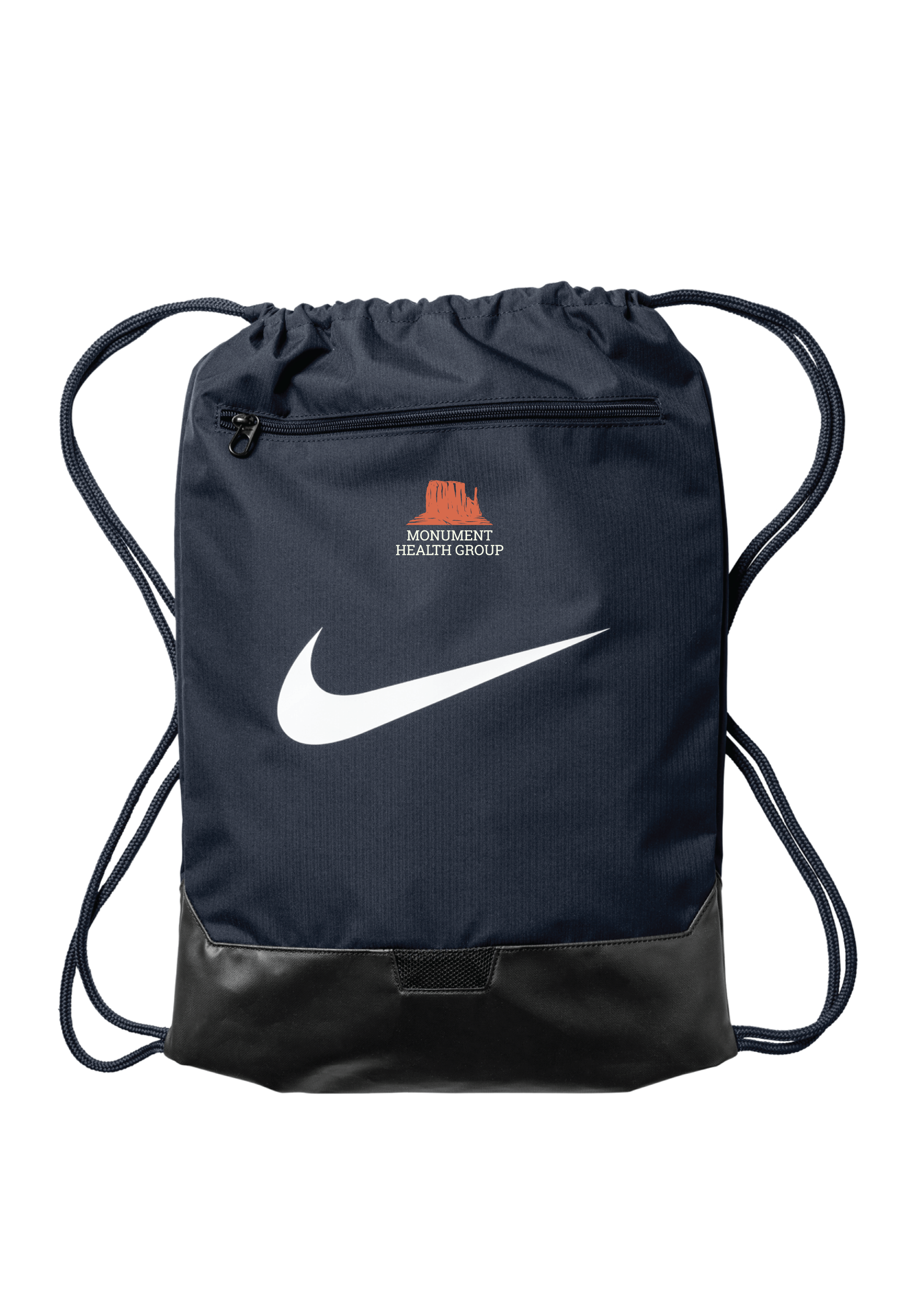 MONUMENT HEALTH - Nike Brasilia Drawstring Pack (Midnight Navy)
