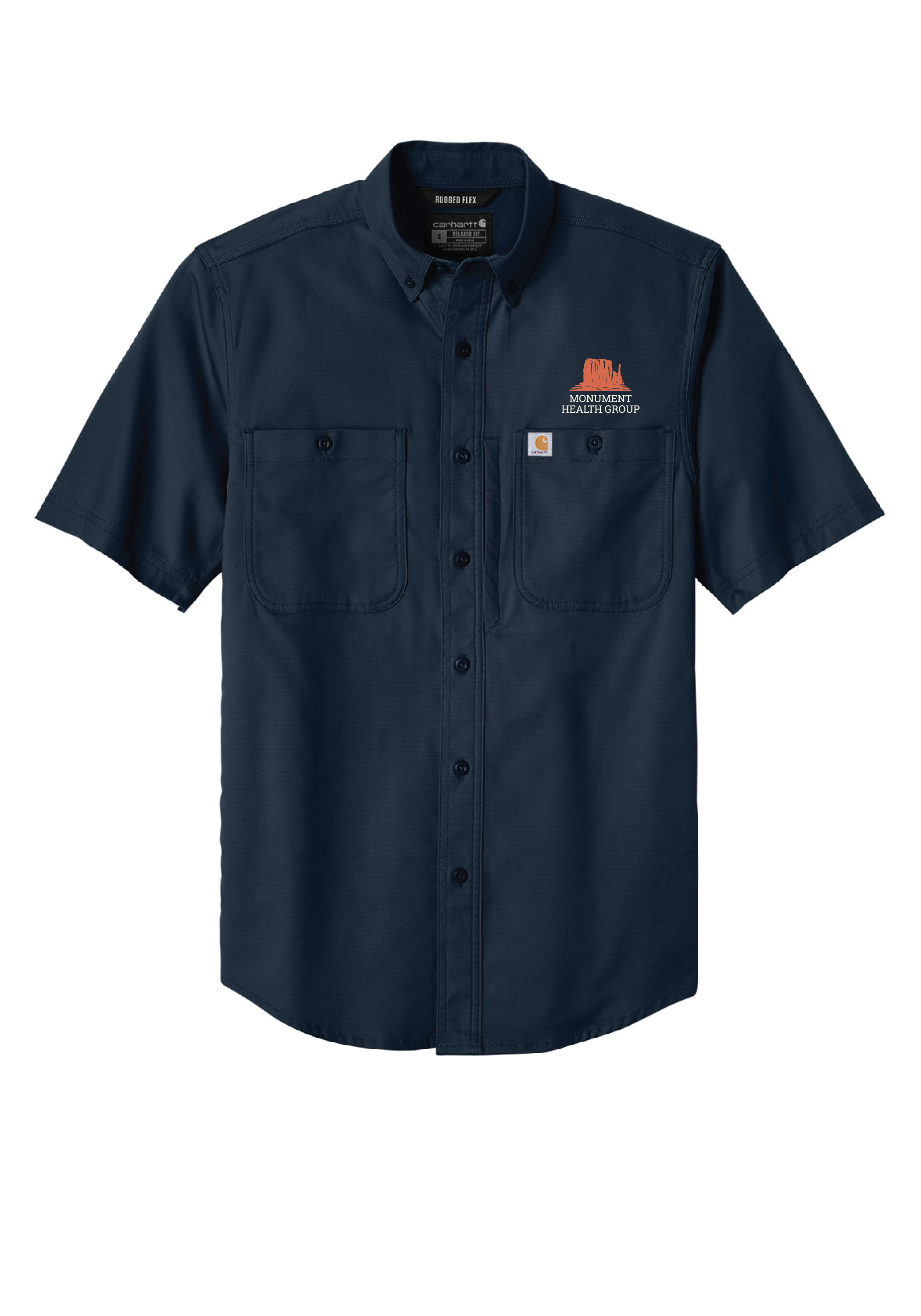 MONUMENT HEALTH - Button Up Carhartt (Navy)