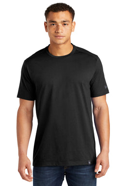 New Era  ®  Heritage Blend Crew Tee. NEA100 - Black