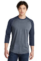 New Era  ®  Heritage Blend 3/4-Sleeve Baseball Raglan Tee. NEA104