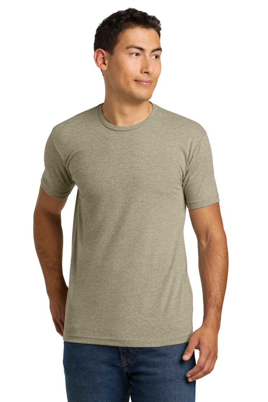 Next Level Apparel ®  Unisex CVC Tee. NL6210 - Heather Tan