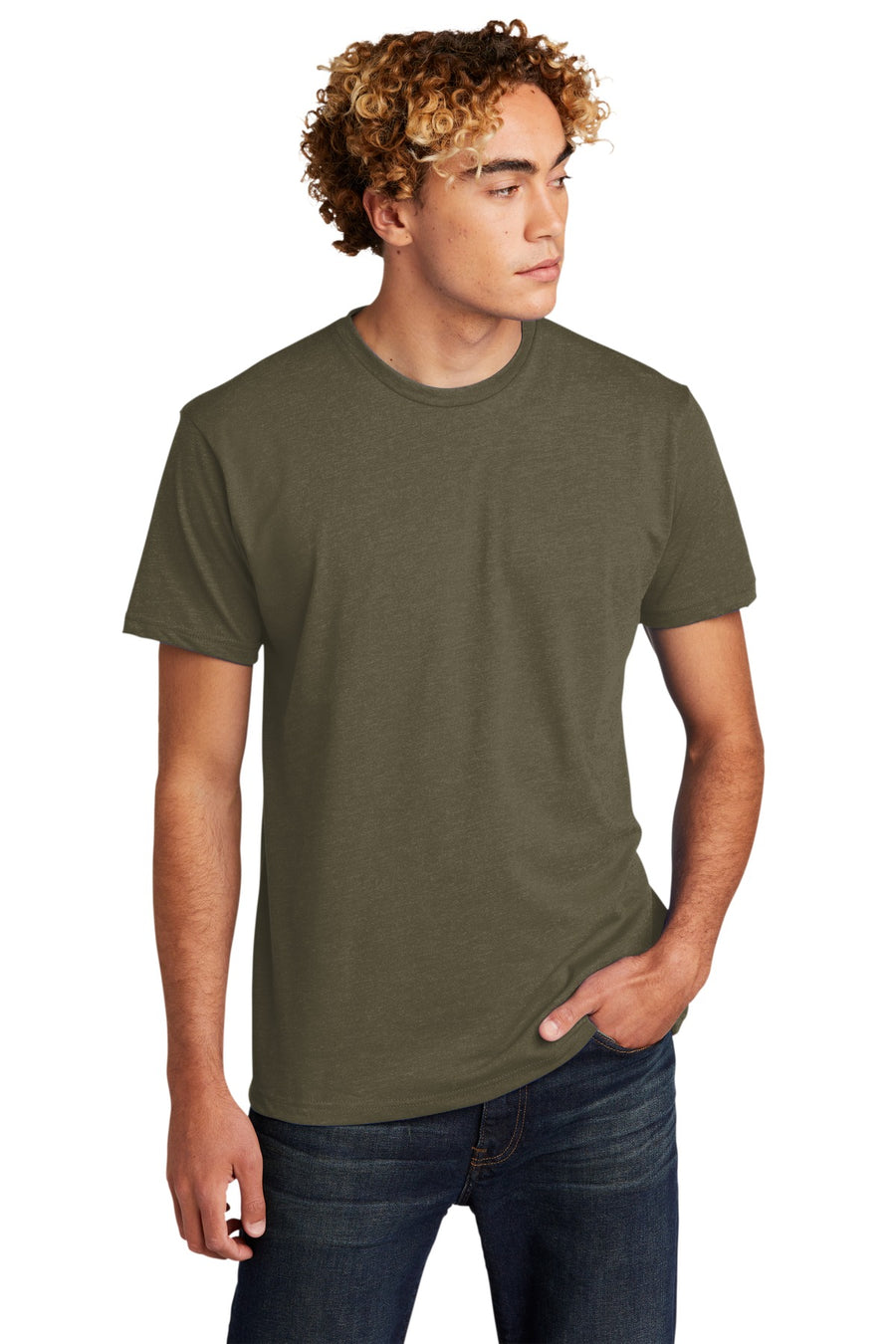 Next Level Apparel ®  Unisex CVC Tee. NL6210 - Military Green
