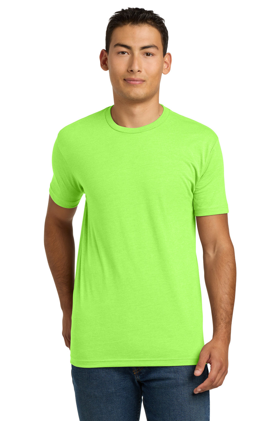 Next Level Apparel ®  Unisex CVC Tee. NL6210 - Neon Green