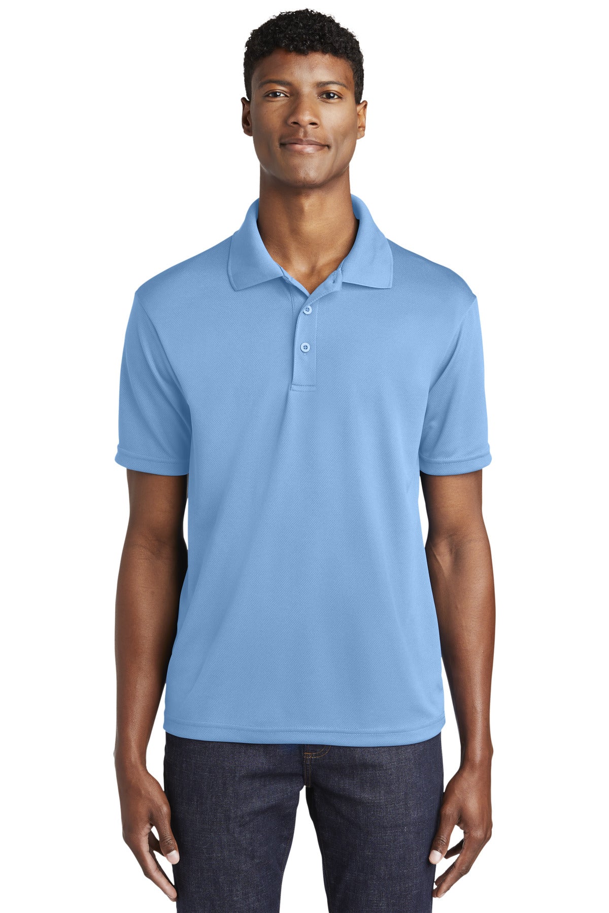 Sport-Tek ®  PosiCharge ®  RacerMesh ®  Polo. ST640 - Carolina Blue