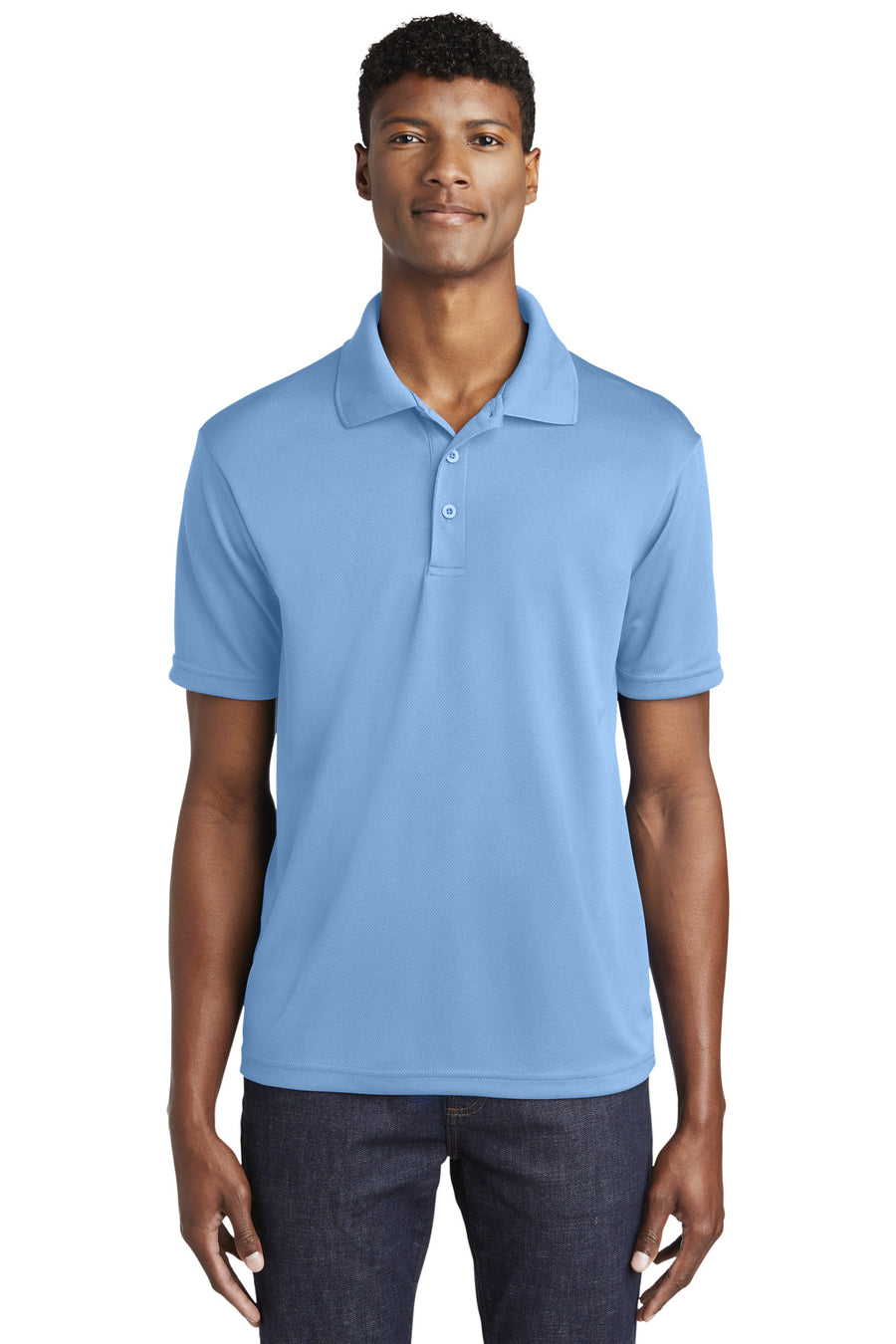 Sport-Tek ®  PosiCharge ®  RacerMesh ®  Polo. ST640 - Carolina Blue